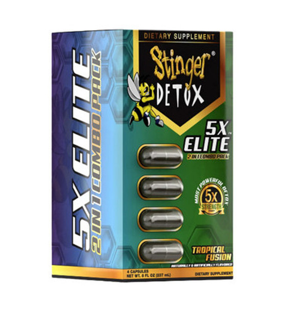STINGER DETOX 5X ELITE 2-IN-1 COMBO PACK - TROPICAL FUSION (MSRP $69.99) STINGER DETOX 5X ELITE 2-IN-1 COMBO PACK - TROPICAL FUSION (MSRP $69.99)