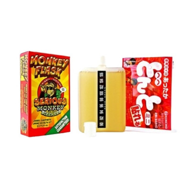 MONKEY WHIZZ FLASK SYNTHETIC URINE 3.5 OZ