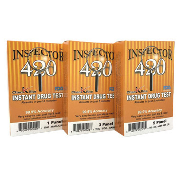 INSPECTOR 420 INSTANT DRUG TESTING KIT - PANEL 1