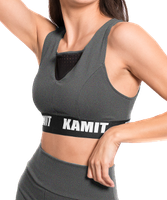 Ultra Soft Motion Fabric,
Fully Lined
Size:XS-XL
Cooling Mesh Panel 
Key hole  back
Soft Elastic Around Torso

Create a comfy custom fit with this BODY CARE sports bra from KAMIT.

BODY CARE wicking technology helps evaporate moisture, prevent ordor, uv protection
Full coverage
USA
INSPIRED FOR: Training, Athleisure
Medium-support sports bra ideal for weight training and light aerobics.

Materials & Care
Machine washable
Polyester/spandex