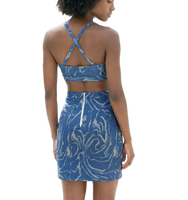 Skirt-Marbled Moto