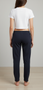 Black pocket free yoga straight leg pants