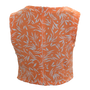 LIGHT WEIGHT SLEEVELESS ORANGE TOP