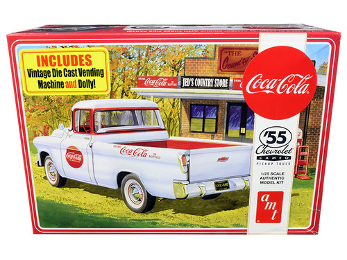Skill 3 Model Kit 1955 Chevrolet Cameo Pickup Truck \Coca-Cola\" with