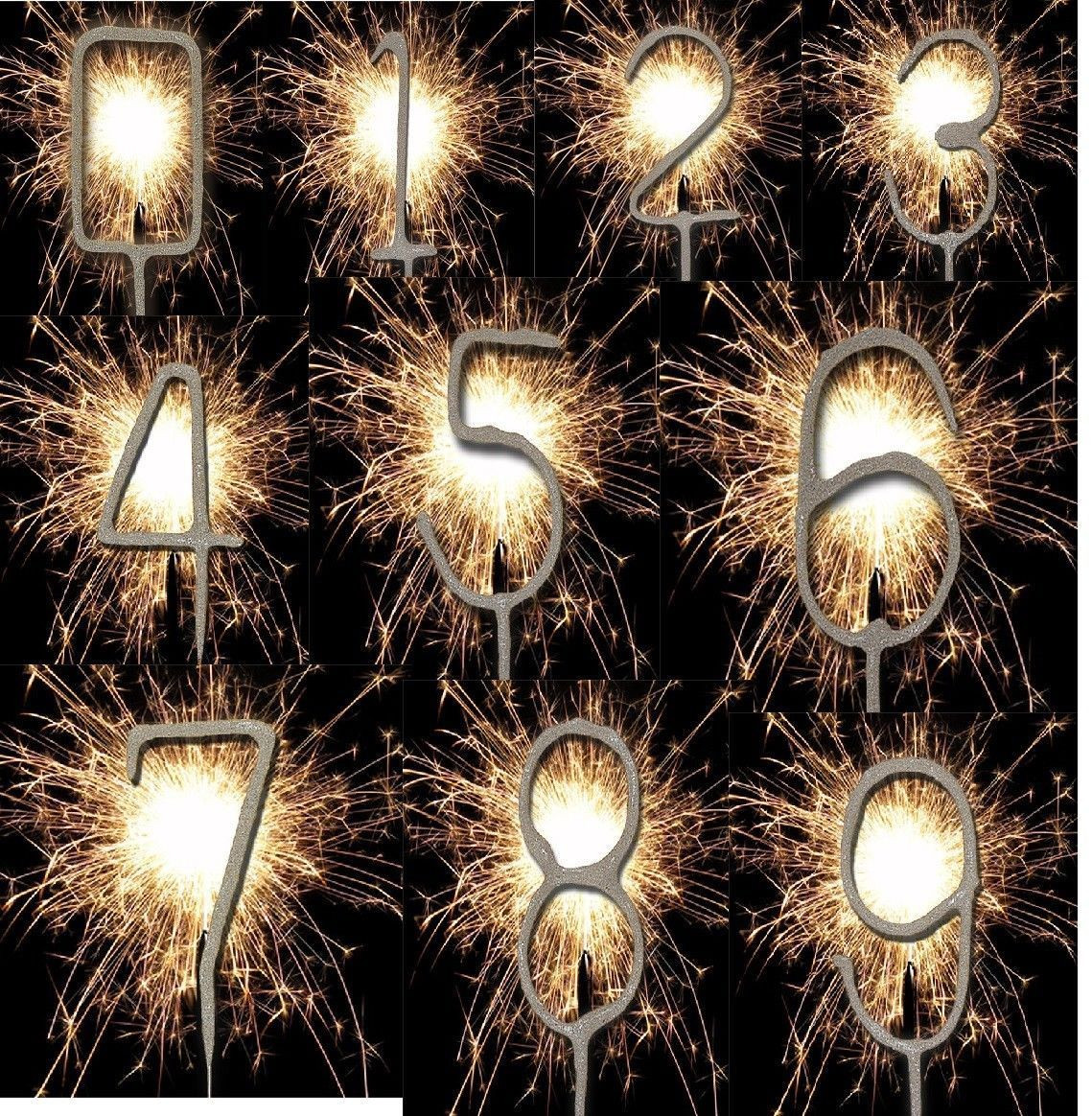 Birthday Candle Number Sparklers Buy Now Sparklers.us
