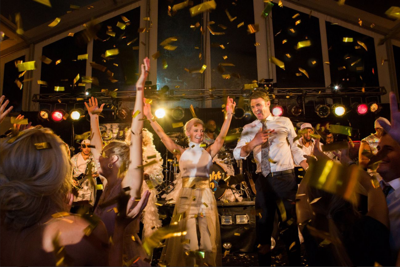 12 inch Confetti Cannon Metallic Gold party celebration cloud foil shiny