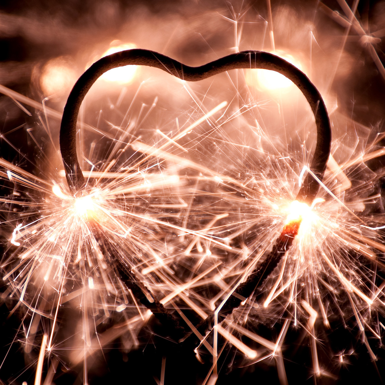 12 Heart Shaped Sparklers For Sale