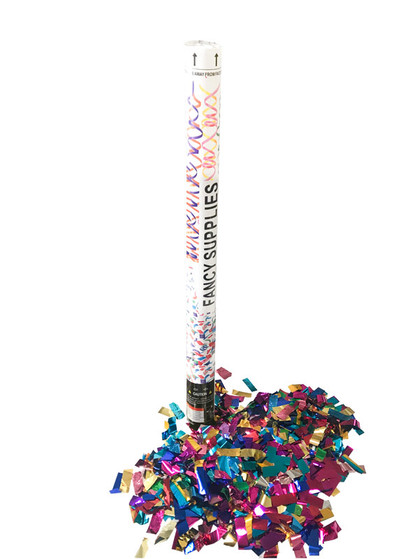 Canon à confettis Manuel MAGIC FX Multicolor 80 cm : Canons à confettis  électriques 80 cm sur Sparklers Club