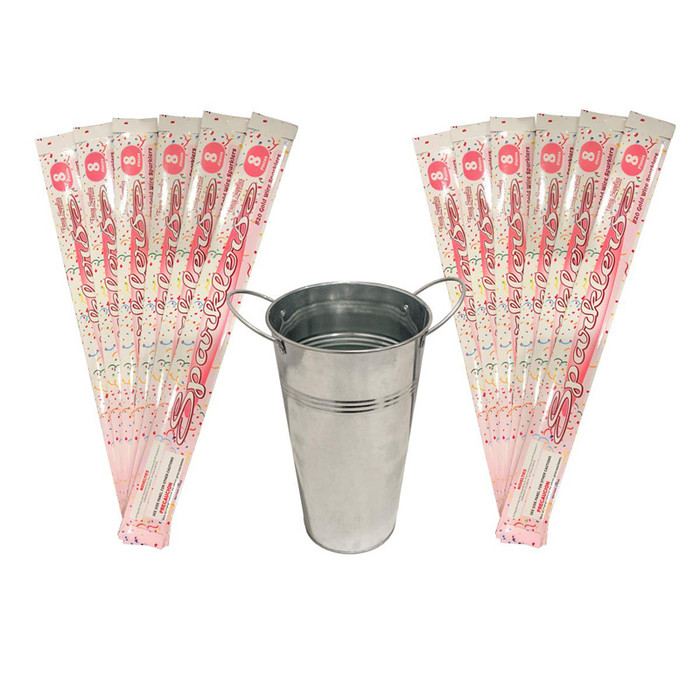 Buy 15" Bucket for Wedding Sparklers Sparklers.us
