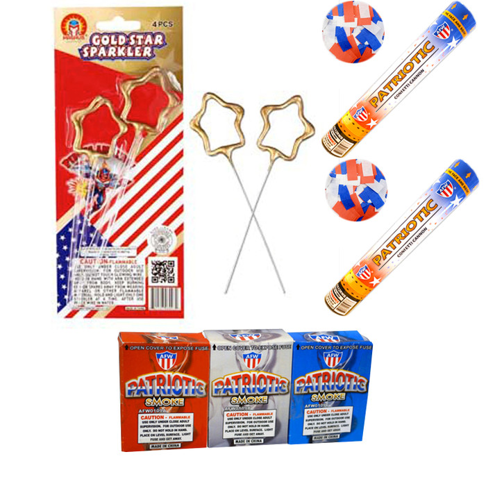 Red, White & Blue - July 4th Package