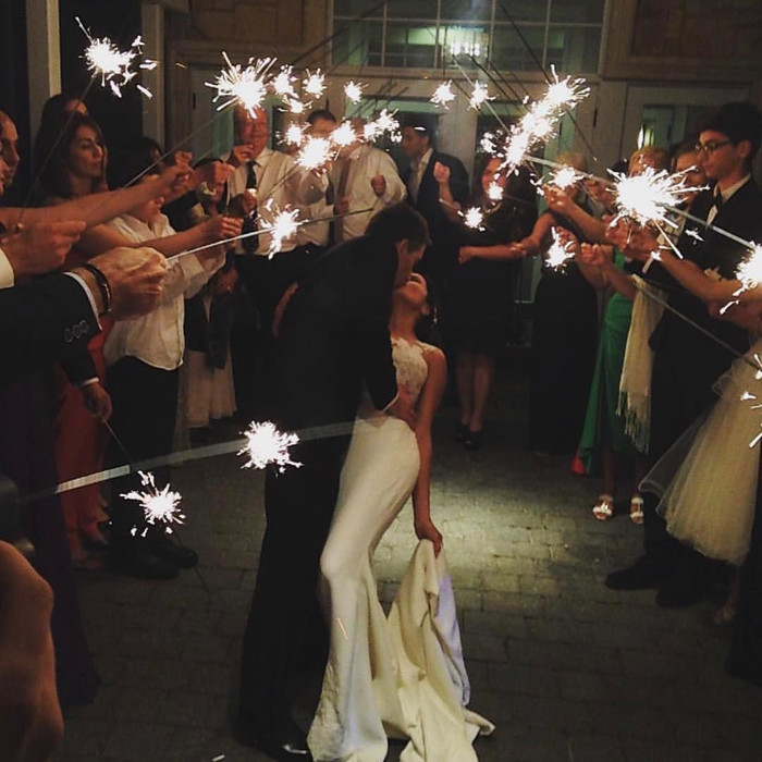 36" Gold Sparklers Long Sparklers for Weddings and