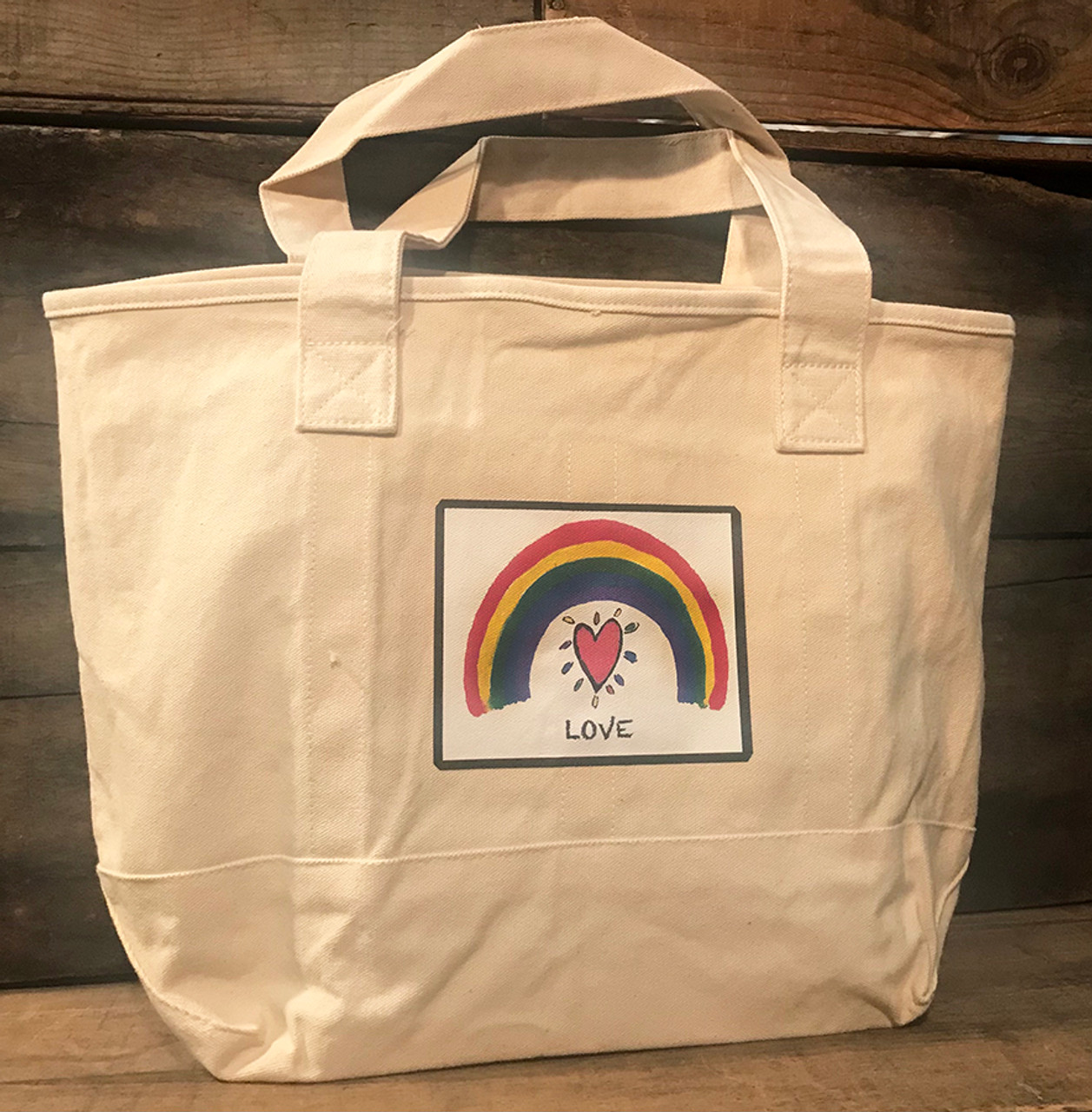 Rainbow Pride tote bag