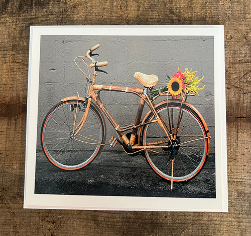 Bamboo  Bike  (Vietnamese Vintage Bicycle) Greeting Çard