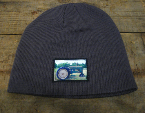 Tractor  (Old Tractor) Organic Cotton Beanie Hat