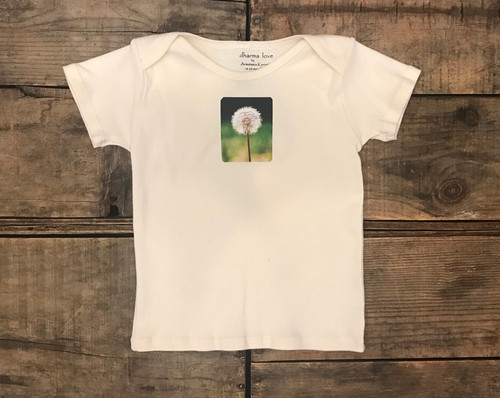 Make a wish (Dandelion) Certified Organic Cotton Toddler T 18-24 Months