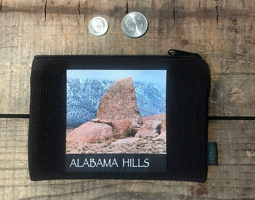 Alabama Hills Shark Fin #916 Medium & Large Hemp Coin Purse Pouch