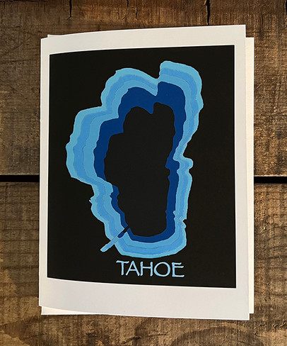 Lake Tahoe Blues Greeting Card