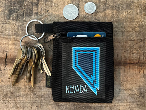 Nevada Blues Hemp Key Coin Purse Pouch Nevada Blues Hemp Key Coin Purse Pouch