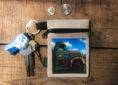 Truck in Taos Hemp Key Coin Purse/Pouch