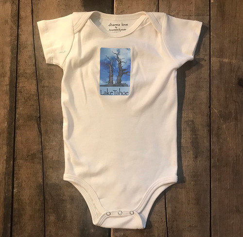 Snags above Tahoe Certified Organic Cotton Baby Onesie One Piece