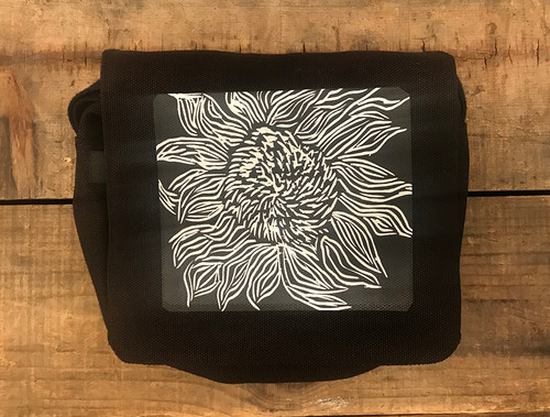 Black Sunflower Small & Large City Slicker Hemp purse