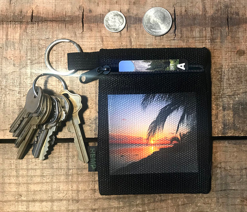 Mexican Sunset Hemp Key Coin Purse/Pouch