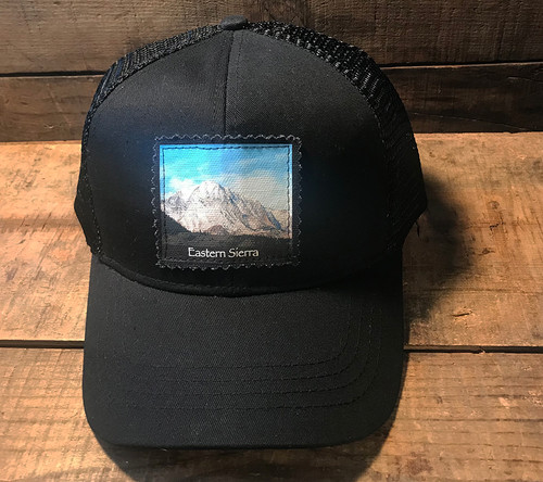 Snow Covered Mountain #825 Eastern Sierra Keep on Truckin' Organic Cotton Trucker Hat