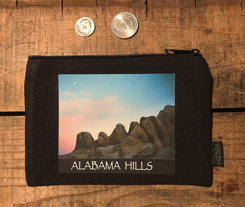 Alabama Hills Moonrise#900 Medium & Large Hemp Coin Purse