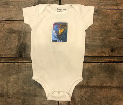 Heart of a Painter Certified Organic Cotton Baby Onesie/One Piece