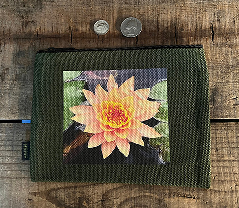 Water Lily #278 Medium & Large Hemp Coin Purse Pouch