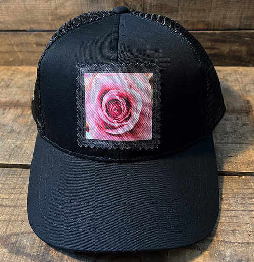 Pink Rose #132 Keep On Truckin' Organic Cotton/Recycled Polyester Trucker Hat