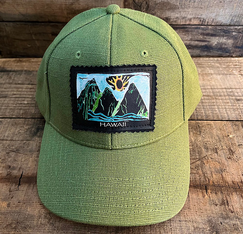 Mountains Water Sun Hawaii Hemp Baseball Hat