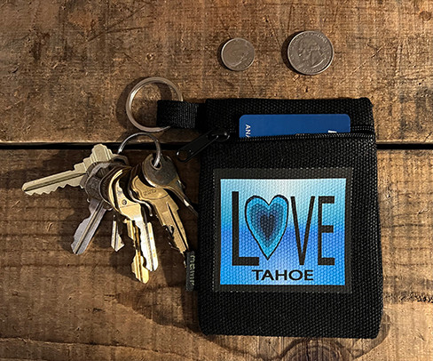Love Tahoe Hemp Key Coin Purse Pouch