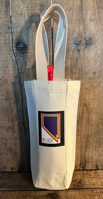 Nevada Pride single & 2 Bottle Cotton Canvas Wine, Gift Bag