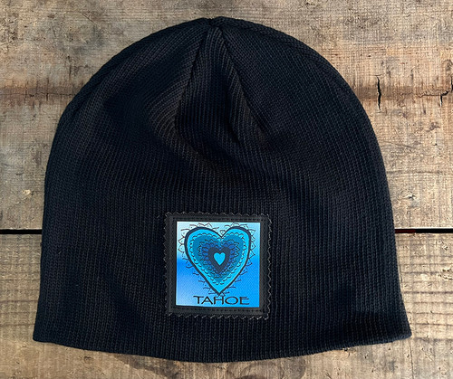 Azul Heart Love, Nevada, Tahoe Organic Cotton Beanie Hat