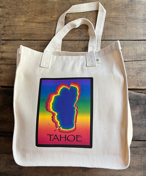 Lake Tahoe Pride Hemp Market Tote Bag