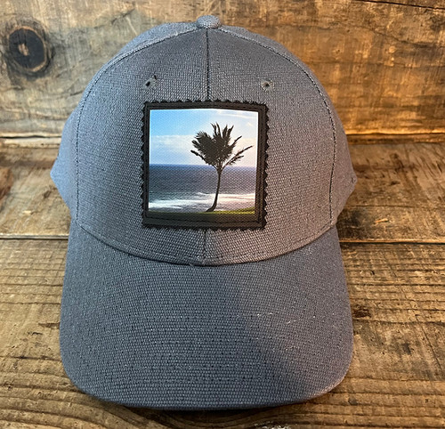 Palm Tree , Hawaii, Kauai, Maui, Custom, No Text Hemp Baseball Hat