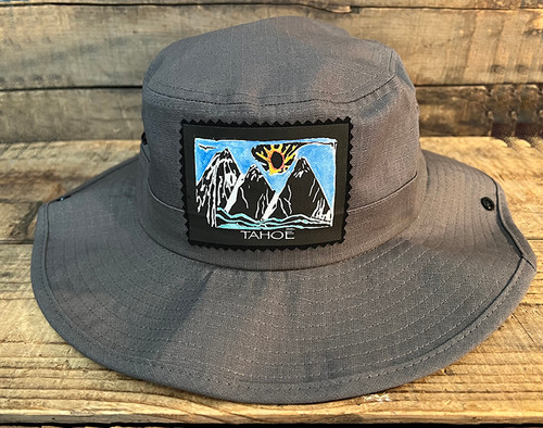 Dharma Love Hiker Hat 100% Ripstop Cotton Mountains Water Sun Tahoe, Truckee, or No Text