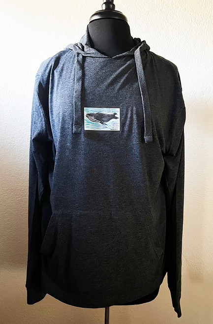 Whale Unisex Light Weight Organic Cotton & Recycled Polyester Hoodie