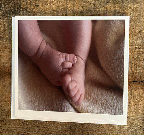 Baby Feet Greeting Card