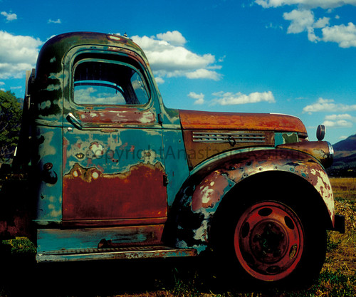 Truck in Taos Greeting Card