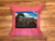 Truck in Taos Handcrafted Eco Dyed Cotton Pillow