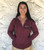 Women's Healing Heart  Dharma Bum Front Zip Organic Cotton & Recycled Polyester Sweatshirt/Hoodie