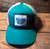 Blue Butterfly Keep on Truckin' Organic Cotton Trucker Hat 