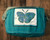 Blue Butterfly ( Block Print) Cotton Canvas Messenger Bag