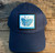 Blue Butterfly (Block Print) Hemp Baseball Hat