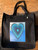 Azul Heart Love, Nevada, Tahoe, and Custom Location Hemp Market Tote Bag