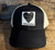 Heart of Night Love, Tahoe, Nevada or Custom Location Organic Cotton & Recycled Polyester  Trucker Hat