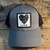 Heart of Night Love, Tahoe, Nevada or Custom Location Organic Cotton & Recycled Polyester  Trucker Hat