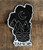 Lake Tahoe Night with Crescent Moon Sticker